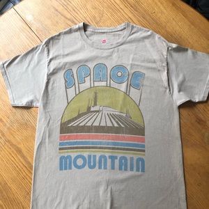 Disney Parks Space Mountain Men's T-Shirt - Tan - Large